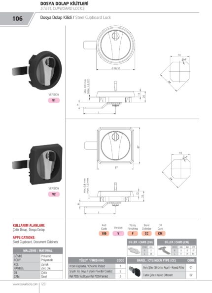 KABINET BRAVA (106 V1)
