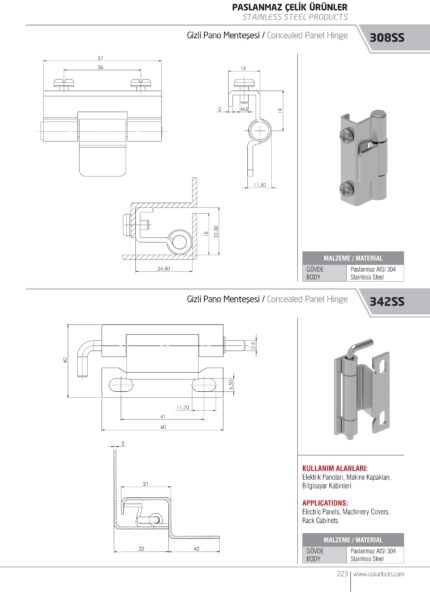 SKRIVENE BAGLAME (342SS)