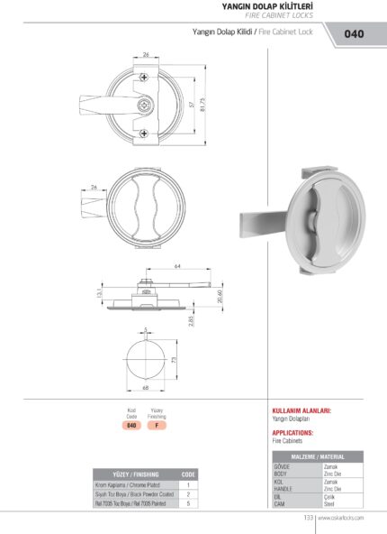 BRAVA ZA HIDRANTSKE ORMARE (040)